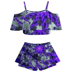 Fractal Rendering Digital Art Kids  Off Shoulder Skirt Bikini by Pakrebo