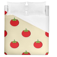 Fresh Tomato Duvet Cover (queen Size) by HermanTelo