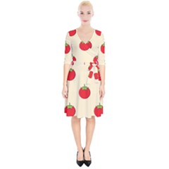 Fresh Tomato Wrap Up Cocktail Dress by HermanTelo