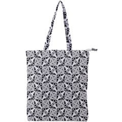 Ornamental Checkerboard Double Zip Up Tote Bag by HermanTelo