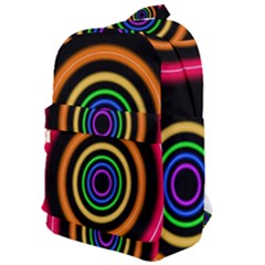 Neon Light Abstract Classic Backpack by Bajindul