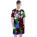 The Cat and The Tulips Men s Mesh Tee and Shorts Set View1