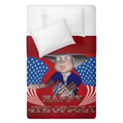 Happy 4th Of July Duvet Cover Double Side (single Size) by FantasyWorld7