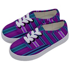 Fabric Pattern Color Structure Kids  Classic Low Top Sneakers by Bajindul