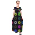 Flowers Arrangement Symmetry Kids  Short Sleeve Maxi Dress View1