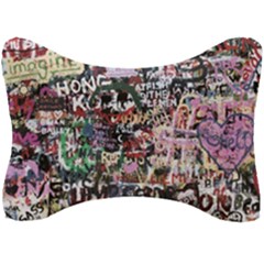 Graffiti Wall Background Seat Head Rest Cushion by Pakrebo