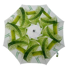 Lime Club Soda Drink Cocktail Hook Handle Umbrellas (small) by Pakrebo