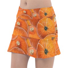 Pumpkin Halloween Fall Thanksgiving Tennis Skirt by Pakrebo