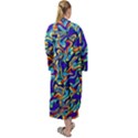 ML-C6-1 Maxi Tie Front Velour Kimono View2