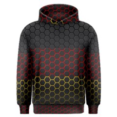 Germany Flag Hexagon Men s Overhead Hoodie by HermanTelo