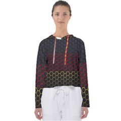 Germany Flag Hexagon Women s Slouchy Sweat by HermanTelo