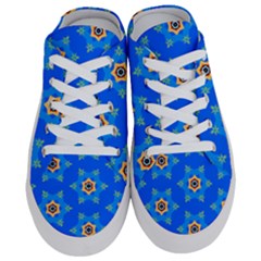 Pattern Backgrounds Blue Star Half Slippers by HermanTelo