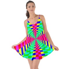 Maze Rainbow Vortex Love The Sun Cover Up by HermanTelo