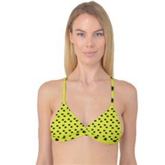 Yellow Eyes Reversible Tri Bikini Top by snowwhitegirl