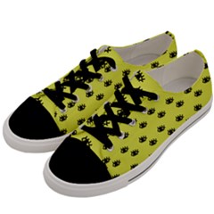 Yellow Eyes Men s Low Top Canvas Sneakers by snowwhitegirl