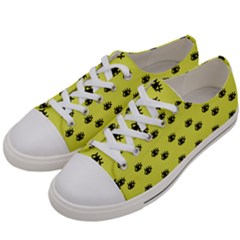 Yellow Eyes Women s Low Top Canvas Sneakers by snowwhitegirl