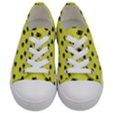 Yellow Eyes Kids  Low Top Canvas Sneakers View1