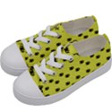 Yellow Eyes Kids  Low Top Canvas Sneakers View2