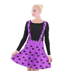 Purple Eyes Suspender Skater Skirt by snowwhitegirl