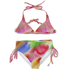 Colorful Watercolors                   Kids  Classic Bikini Set by LalyLauraFLM