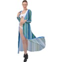 painted stripe Maxi Chiffon Beach Wrap View1