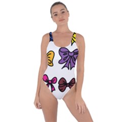 Bows Cartoon Ribbon Bring Sexy Back Swimsuit by Bajindul