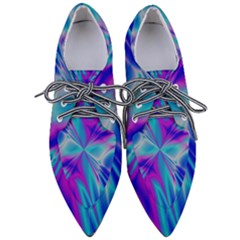 Background Design Pattern Colorful Pointed Oxford Shoes by Sudhe