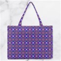 Background Pattern Geometrical Zipper Medium Tote Bag View1