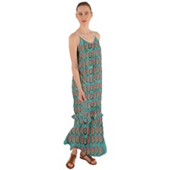 Lotus Bloom In The Sacred Soft Warm Sea Cami Maxi Ruffle Chiffon Dress by pepitasart