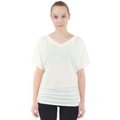 Sweet Cream V-neck Dolman Drape Top by blkstudio