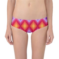 Texture Surface Orange Pink Classic Bikini Bottoms by Mariart