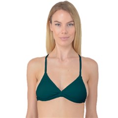 Teal Green Reversible Tri Bikini Top by blkstudio