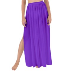 Violet Purple Maxi Chiffon Tie-up Sarong by blkstudio