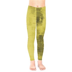 Watercolor Wash - Yellow Kids  Legging by blkstudio