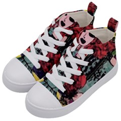 Sandy Kids  Mid-top Canvas Sneakers by snowwhitegirl