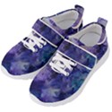 Blue purple ink                     Kids  Velcro Strap Shoes View2