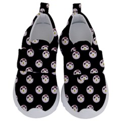 English Breakfast Black Kids  Velcro No Lace Shoes by snowwhitegirl