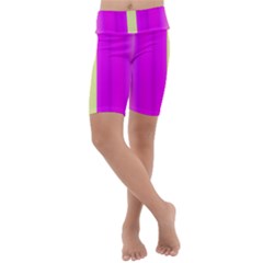 Colors And More Wonderful Colors Kids  Lightweight Velour Cropped Yoga Leggings by pepitasart