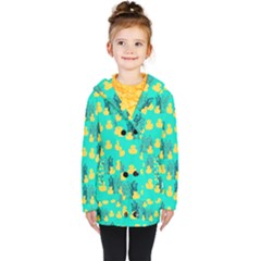 Little Yellow Duckies Kids  Double Breasted Button Coat by VeataAtticus