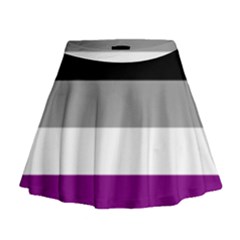 Asexual Pride Flag Lgbtq Mini Flare Skirt by lgbtnation