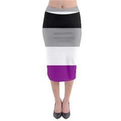 Asexual Pride Flag Lgbtq Midi Pencil Skirt by lgbtnation