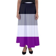 Asexual Pride Flag Lgbtq Flared Maxi Skirt by lgbtnation