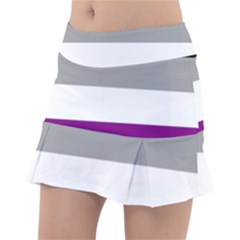 Asexual Pride Flag Lgbtq Tennis Skirt by lgbtnation