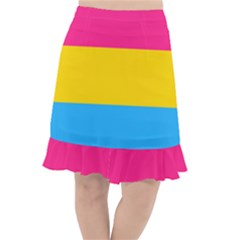 Pansexual Pride Flag Fishtail Chiffon Skirt by lgbtnation