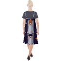 Rocket Space Universe Spaceship Camis Fishtail Dress View2