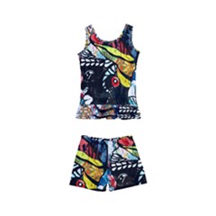 Tajah Olson Designs  Kids  Boyleg Swimsuit by TajahOlsonDesigns