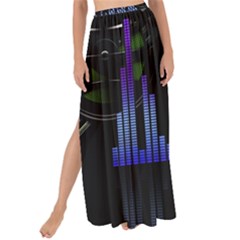 Speakers Music Sound Maxi Chiffon Tie-up Sarong by HermanTelo