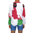 Malawi Flag Map Geography Outline Kids  Long Sleeve Swimwear View2