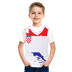 Croatia Country Europe Flag Kids  Sportswear by Sapixe