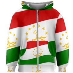 Flag Iran Tajikistan Afghanistan Kids  Zipper Hoodie Without Drawstring by Sapixe